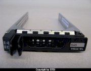 Dell SAS Hard Drive Tray/Caddy SAS 3.5 for Dell PowerEdge R210 II, Dell PowerEdge 1900, 1950, 1950 III, 2900, 2900 III, 2950, 2950 III, 2970, 840, 860, 6900, 6950, R200 R300 R900 R905 SC1430 SC (F9541)