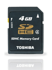 Toshiba SDHC 4GB (Class 4)