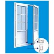 Cửa đi 2 cánh mở quay Pano-Kính Austdoor REHAU 1.6x2.4m