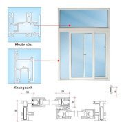 Cửa sổ mở trượt Austdoor LH-CS3