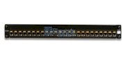 Actassi Cat 6 24-Port Shuttered Patch Panel - ACTPP6U24SHS