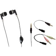 Tai nghe GE 98973 VoIP In-Ear Headset with Inline Microphone & Two Adapters