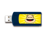 Integral Mi-Drive Fun USB Flash Drive 4GB