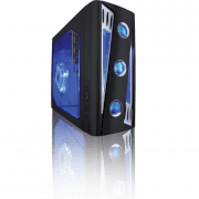 Máy tính Desktop CybertronPC X-Cruiser2 AMD Barebones BB3210C (AMD Athlon II X3 435 2.90GHz, RAM 3GB, HDD 500GB, VGA Onboard, PC DOS, Không kèm màn hình)