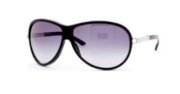 Christian Dior Sunglasses - Diorissime Strass / Frame: Palladium Black Lens: Gray Gradient 