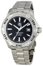 TAG Heuer Men's WAP2010BA0830 Aquaracer Black Dial Watch