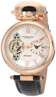 Stuhrling Original Men's 127.33452 Boardroom 'Emperor' Dual-Time Zone Automatic Watch