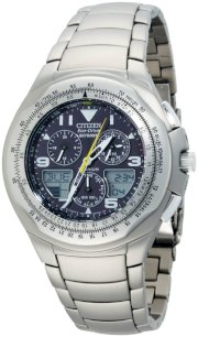 Citizen Men's JR3060-59F Eco-Drive Titanium Skyhawk Chronograph Watch