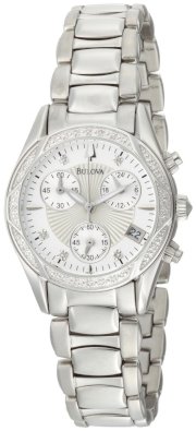 Đồng hồ Bulova Women's 96R134 Diamond Case Mother-Of-Pearl Dial Bracelet Watch