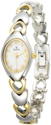 Đồng hồ Bulova Women's 98V02 White Patterned Bracele