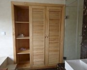 Tủ quần áo gỗ sồi tự nhiên -T22