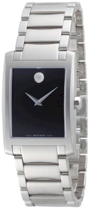 Movado Men's 0606403 Certe Stainless-Steel Black Watch