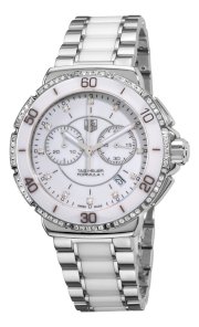 TAG Heuer Women's CAH1213.BA0863 Formula One White Diamond Chronograph Watch
