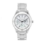 Fossil Women's ES2783 Stella Stainless Steel Bracelet White Dial Watch