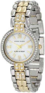 Đồng hồ AK Anne Klein Women's 10/9739MPTT Swarovski Crystal Accented Two-Tone Bracelet Watch
