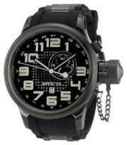 Invicta Men's 5861 Russian Diver Black Dial Polyurethane Watch