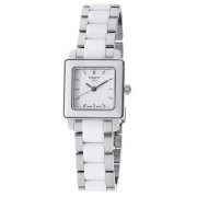 Tissot Women's T0643102201100 Cera Square White Dial Ceramic Watch