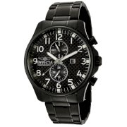 Invicta Men's 0383 II Collection Black Ion-Plated Stainless Steel Watch