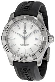 TAG Heuer Men's WAP1111.FT6029 Aquaracer Silver Dial Watch