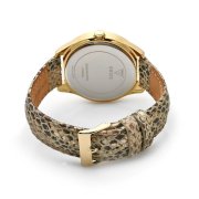 Đồng hồ Guess Women's W70015L2 Classic Python Pattern Leather Crystal Accent Watch