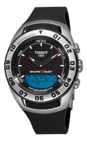 Tissot Men's T0564202705101 Sailing Touch Black Chronograph Dial Watch