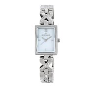 Đồng hồ AK Anne Klein Women's 109425MPSV Swarovski Crystal Silver-Tone and Mother-Of-Pearl Dial Bracelet Watch