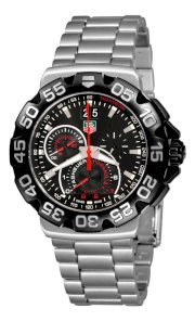 TAG Heuer Men's CAH1010.BA0860 Formula 1 Grande Date Chronograph Black Dial Watch