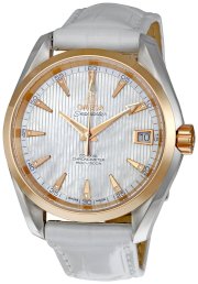 Omega Men's 231.23.39.21.55.001 Seamaster Mother-Of-Pearl Dial Watch