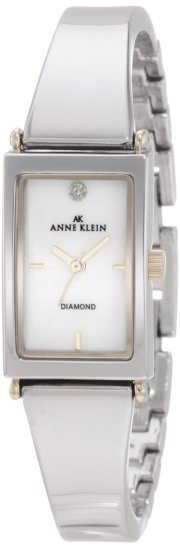 Đồng hồ AK Anne Klein Women's 109729MPTT Diamond Accented Two-Tone Bangle Bracelet Watch
