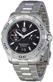 TAG Heuer Men's WAP111Z.BA0831 Aquaracer Black Dial Watch