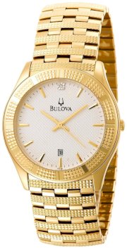 Đồng hồ Bulova Men's 97D101 Gold-Tone Stainless Steel Bracelet Cream Dial