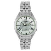 Seiko Men's SNKL29 Stainless Steel Analog with White Dial Watch