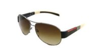 Authentic Prada Sunglasses SPS 51H Black 5AV-6S1 SPS51H 