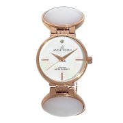 Đồng hồ AK Anne Klein Women's 109454RGWT Rosegold-Tone White Pearlized Link Bracelet Watch