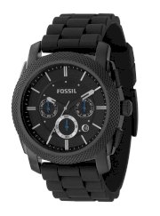 Đồng hồ Fossil FS4487 Mens Black Dial Black silicone Watch