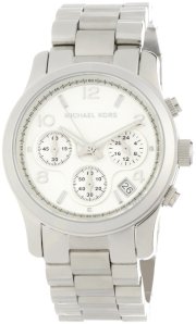 Michael Kors Watches Silver Chronograph Runway MK5353