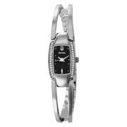 Đồng hồ Bulova Women's 96T35 Crystal Bracelet Black Dial Watch