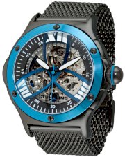 Stuhrling Original Men's 4ATB.332L951 Lifestyles Alpine Slalom Automatic Skeleton Blue Watch