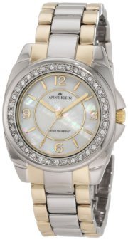 Đồng hồ AK Anne Klein Women's 10/9893MPTT Swarovski Crystal Accented Two-Tone Bracelet Watch