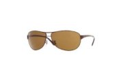 RAY BAN 3342 014/57 BROWN POLARIZED SUNGLASSES 