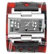 Đồng hồ Guess Women's W90007L3 Tartan Overlay Strap Watch