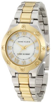 Đồng hồ AK Anne Klein Women's 10/9819MPTT Two-Tone Two-Tone Easy-To-Read Bracelet Watch