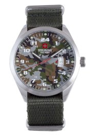 Swiss Military Calibre Men's 06-4T1-04-016T Trooper Military Green Dial 24-Hour Date Watch