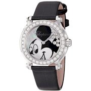 Chopard Happy Sport Round Ladies Mickey Mouse Diamond Watch 278475-3033