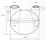 Hầm bể biogas composite 2,4m