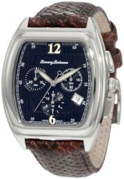 Tommy Bahama Swiss Men's TB1207 Silver Palms Black Dial Barrel Swiss Analog Chronograph Watch