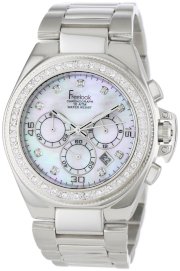 Freelook Men's HA5303M-9PX Aquamarina Ii Stainless Steel Mother-Of-Pearl Dial Swarovski Bezel Watch