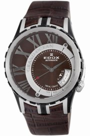 Edox Men's 82007 357BR BRIN Grand Ocean Brown Automatic Watch