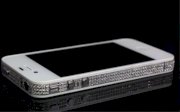 Khung viền Bạc đính đá Swarovski iPhone 4 