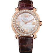 Chopard Women's 27/7473-20 Happy Sport Diamond Gold Watch